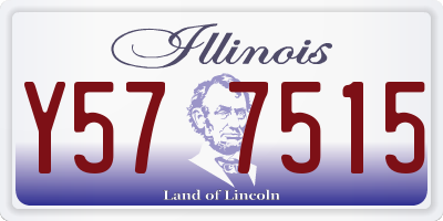 IL license plate Y577515