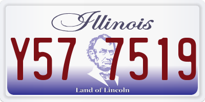 IL license plate Y577519