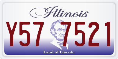 IL license plate Y577521