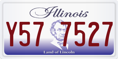 IL license plate Y577527