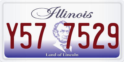 IL license plate Y577529