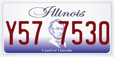IL license plate Y577530