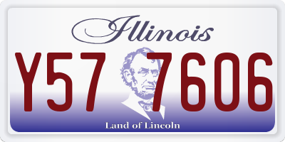 IL license plate Y577606