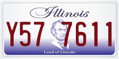IL license plate Y577611