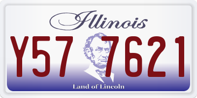 IL license plate Y577621