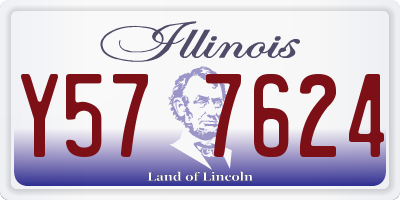 IL license plate Y577624