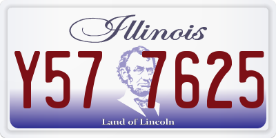 IL license plate Y577625