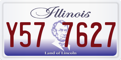 IL license plate Y577627
