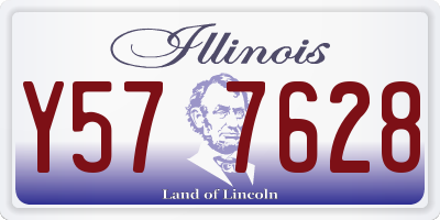 IL license plate Y577628