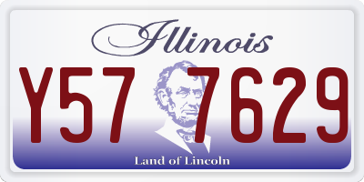 IL license plate Y577629