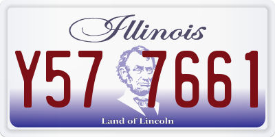 IL license plate Y577661