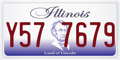 IL license plate Y577679