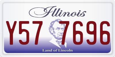 IL license plate Y577696