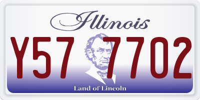 IL license plate Y577702