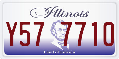 IL license plate Y577710