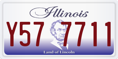 IL license plate Y577711