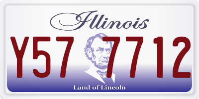 IL license plate Y577712
