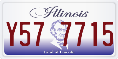 IL license plate Y577715