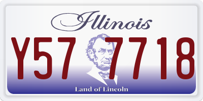 IL license plate Y577718