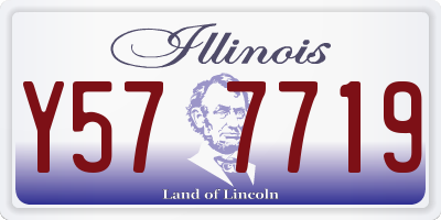 IL license plate Y577719