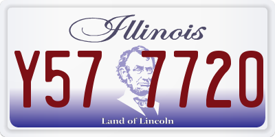 IL license plate Y577720