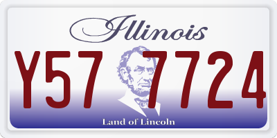 IL license plate Y577724