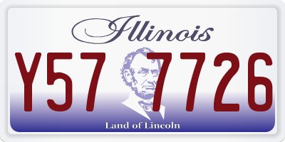 IL license plate Y577726