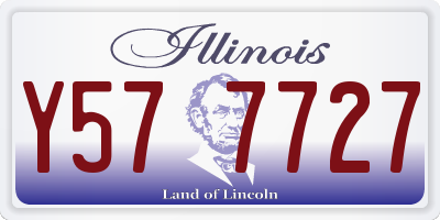IL license plate Y577727