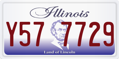 IL license plate Y577729