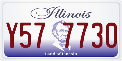 IL license plate Y577730