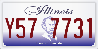 IL license plate Y577731