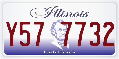 IL license plate Y577732