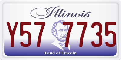 IL license plate Y577735