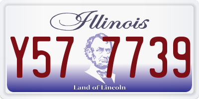 IL license plate Y577739