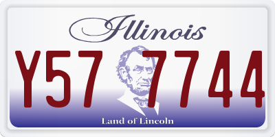 IL license plate Y577744