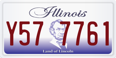 IL license plate Y577761