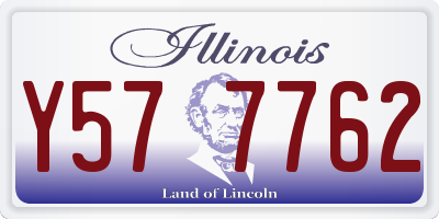 IL license plate Y577762