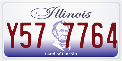 IL license plate Y577764