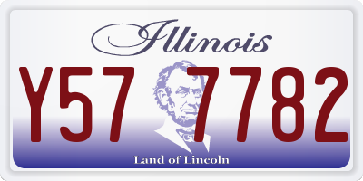 IL license plate Y577782