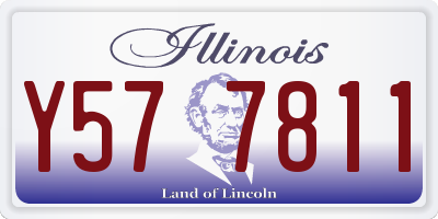 IL license plate Y577811