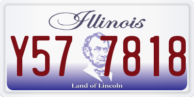 IL license plate Y577818