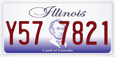 IL license plate Y577821