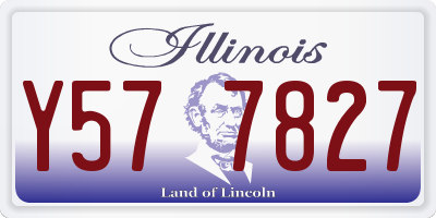 IL license plate Y577827