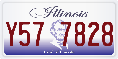IL license plate Y577828