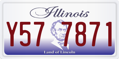 IL license plate Y577871