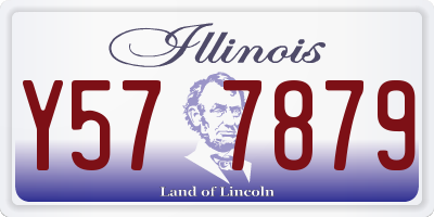 IL license plate Y577879