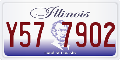 IL license plate Y577902