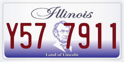 IL license plate Y577911