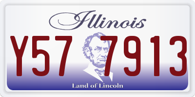 IL license plate Y577913