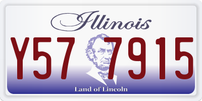 IL license plate Y577915